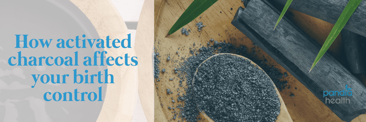 How activated charcoal affects your birth control. Activated charcoal shown in powder form.